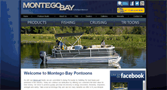 Desktop Screenshot of montegobaypontoons.com